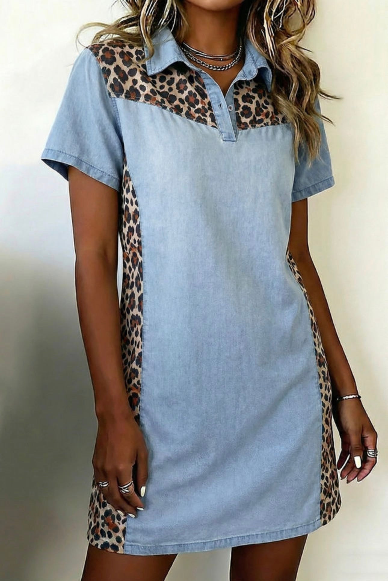 Wild West Denim Mini Dress
