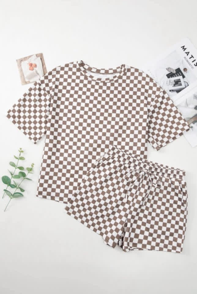 Checkered Lounge Set